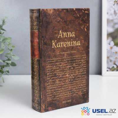 Seyf-kitab gizli yer "L.N. Tolstoyun romanı - Anna Karenina"